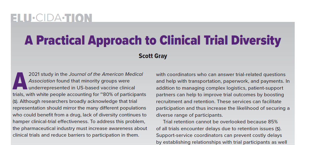 Practical Approach to Clinical Trial Diversity